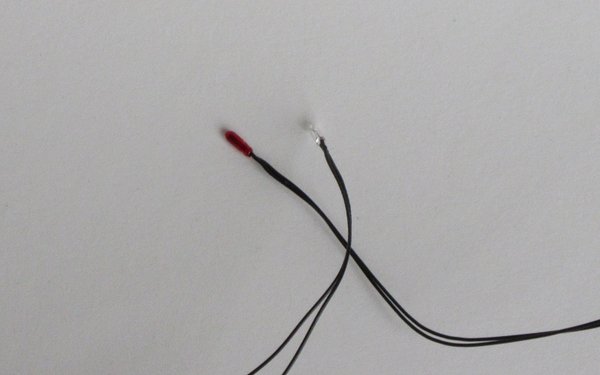 Microlampe klar, 16V/30mA mit Kabel