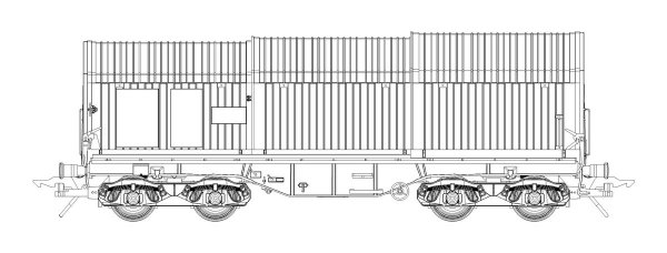 Shi(mm)s 708 Teleskophaubenwagen der Güterwagen Vermietungsgesellschaft Transwaggon